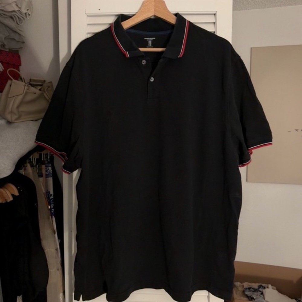 Amazon Essentials Slim Fit Polo Shirt | Black | XXL